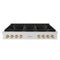 Autograph Edition 48 In. Paramount Gas Rangetop With 8 Burners And Porcelain Cooktop In Stainless Steel With Champagne Bronze Accents
