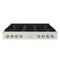 Autograph Edition 48 In. Paramount Gas Rangetop With 8 Burners And Porcelain Cooktop In Stainless Steel With Polished Gold Accents