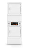 Stacked 120/240 V ELECTRIC DRYERS - 10° ANGLED Control Panel (Tall Height) - Solid Doors