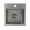 15 In. Donner Topmount Single Bowl Bar Kitchen Sink In Stainless Steel
