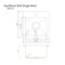15 In. Donner Topmount Single Bowl Bar Kitchen Sink In Stainless Steel