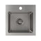 15 In. Donner Topmount Single Bowl Bar Kitchen Sink In Stainless Steel