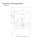 15 In. Donner Topmount Single Bowl Bar Kitchen Sink In Stainless Steel