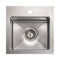 15 In. Donner Topmount Single Bowl Satin Stainless Steel Bar Kitchen Sink