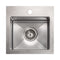 15 In. Donner Topmount Single Bowl Satin Stainless Steel Bar Kitchen Sink