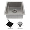 15 In. Boreal Undermount Single Bowl Bar Kitchen Sink In Stainless Steel