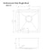 15 In. Boreal Undermount Single Bowl Bar Kitchen Sink In Stainless Steel
