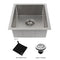 15 In. Boreal Undermount Single Bowl Bar Kitchen Sink In Stainless Steel
