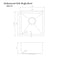 15 In. Boreal Undermount Single Bowl Bar Kitchen Sink In Stainless Steel
