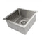 15 In. Boreal Undermount Single Bowl Bar Kitchen Sink In Stainless Steel