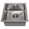 15 In. Boreal Undermount Single Bowl Satin Stainless Steel Bar Kitchen Sink