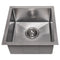 15 In. Boreal Undermount Single Bowl Satin Stainless Steel Bar Kitchen Sink