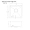 15 In. Boreal Undermount Single Bowl Satin Stainless Steel Bar Kitchen Sink