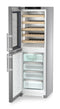 Combination with NoFrost freezer compartment and wine tempering compartment, Left Hinged