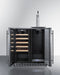 30" Wide Built-In Indoor/Outdoor Combination Wine Cellar/Kegerator