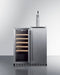 30" Wide Built-In Indoor/Outdoor Combination Wine Cellar/Kegerator