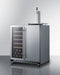 30" Wide Built-In Indoor/Outdoor Combination Wine Cellar/Kegerator