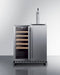 30" Wide Built-In Indoor/Outdoor Combination Wine Cellar/Kegerator