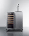 30" Wide Built-In Indoor/Outdoor Combination Beverage Center/Kegerator