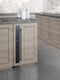 6" Wide Built-In Wine Cellar, ADA Height (Panel Not Included)