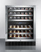 24" Wide Built-In Wine Cellar, ADA Compliant