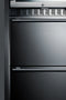 24" Wide Combination Dual-Zone Wine Cellar and 2-Drawer All-Freezer
