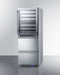 24" Wide Combination Dual-Zone Wine Cellar and 2-Drawer All-Refrigerator
