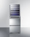 24" Wide Combination Dual-Zone Wine Cellar and 2-Drawer Refrigerator-Freezer