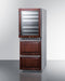 24" Wide Combination Dual-Zone Wine Cellar and 2-Drawer Refrigerator-Freezer (Panels Not Included)