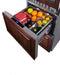 24" Wide Combination Dual-Zone Wine Cellar and 2-Drawer Refrigerator-Freezer (Panels Not Included)