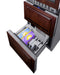 24" Wide Combination Dual-Zone Wine Cellar and 2-Drawer Refrigerator-Freezer (Panels Not Included)