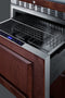 24" Wide Combination Dual-Zone Wine Cellar and 2-Drawer Refrigerator-Freezer (Panels Not Included)