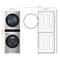 Washtower™ Smart Front Load 5.0 Cu. Ft. Washer And 7.4 Cu. Ft. Electric Dryer With Center Control®