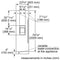 Freedom® Built-in Freezer Column 24'' Panel Ready, External Ice & Water Dispenser, Left Hinge
