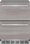 Freedom® Under Counter Double Drawer Refrigerator 24'' Panel Ready
