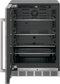 Freedom® Under Counter Refrigerator With Glass Door 24'' Panel Ready, Left Hinge