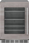 Freedom® Under Counter Refrigerator With Glass Door 24'' Panel Ready, Left Hinge