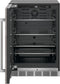 Freedom® Under Counter Refrigerator With Glass Door 24'' Panel Ready, Left Hinge