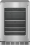 Freedom® Under Counter Refrigerator With Glass Door 24'' Masterpiece® , Left Hinge