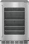 Freedom® Under Counter Refrigerator With Glass Door 24'' Masterpiece® , Right Hinge