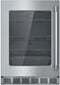 Freedom® Under Counter Refrigerator With Glass Door 24'' Professional , Left Hinge