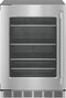 Freedom® Under Counter Refrigerator With Glass Door 24'' Professional , Left Hinge