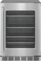 Freedom® Under Counter Refrigerator With Glass Door 24'' Professional , Right Hinge