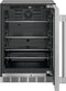 Freedom® Under Counter Refrigerator With Glass Door 24'' Professional , Right Hinge