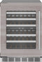Freedom® Under Counter Wine Cooler With Glass Door 24'' Panel Ready, Left Hinge