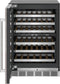 Freedom® Under Counter Wine Cooler With Glass Door 24'' Panel Ready, Left Hinge