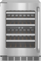 Freedom® Under Counter Wine Cooler With Glass Door 24'' Professional , Left Hinge