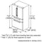 Freedom® Freestanding French Door Bottom Mount Refrigerator 36'' Masterpiece®