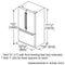 Freedom® Freestanding French Door Bottom Mount Refrigerator 36'' Masterpiece®