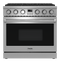 36 Inch Contemporary Professional Gas Range In Stainless Steel Thor Kitchen